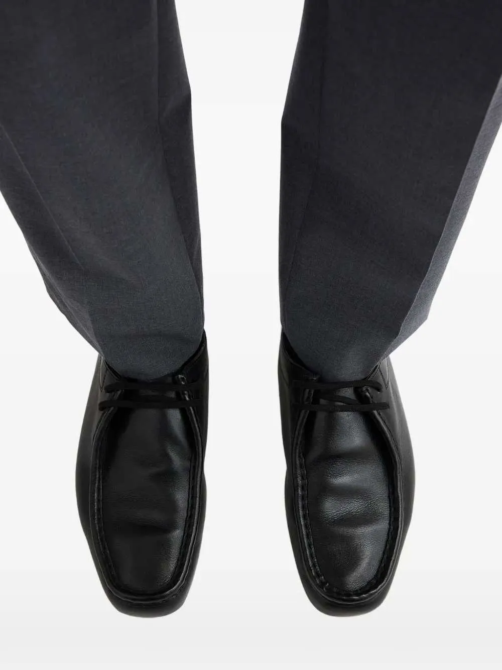 Lace-Up Loafers With Piping sold by Wanan Luxury product image thumbnail 4