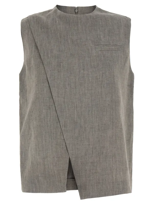 Della Tops Gray made by Loulou De Saison