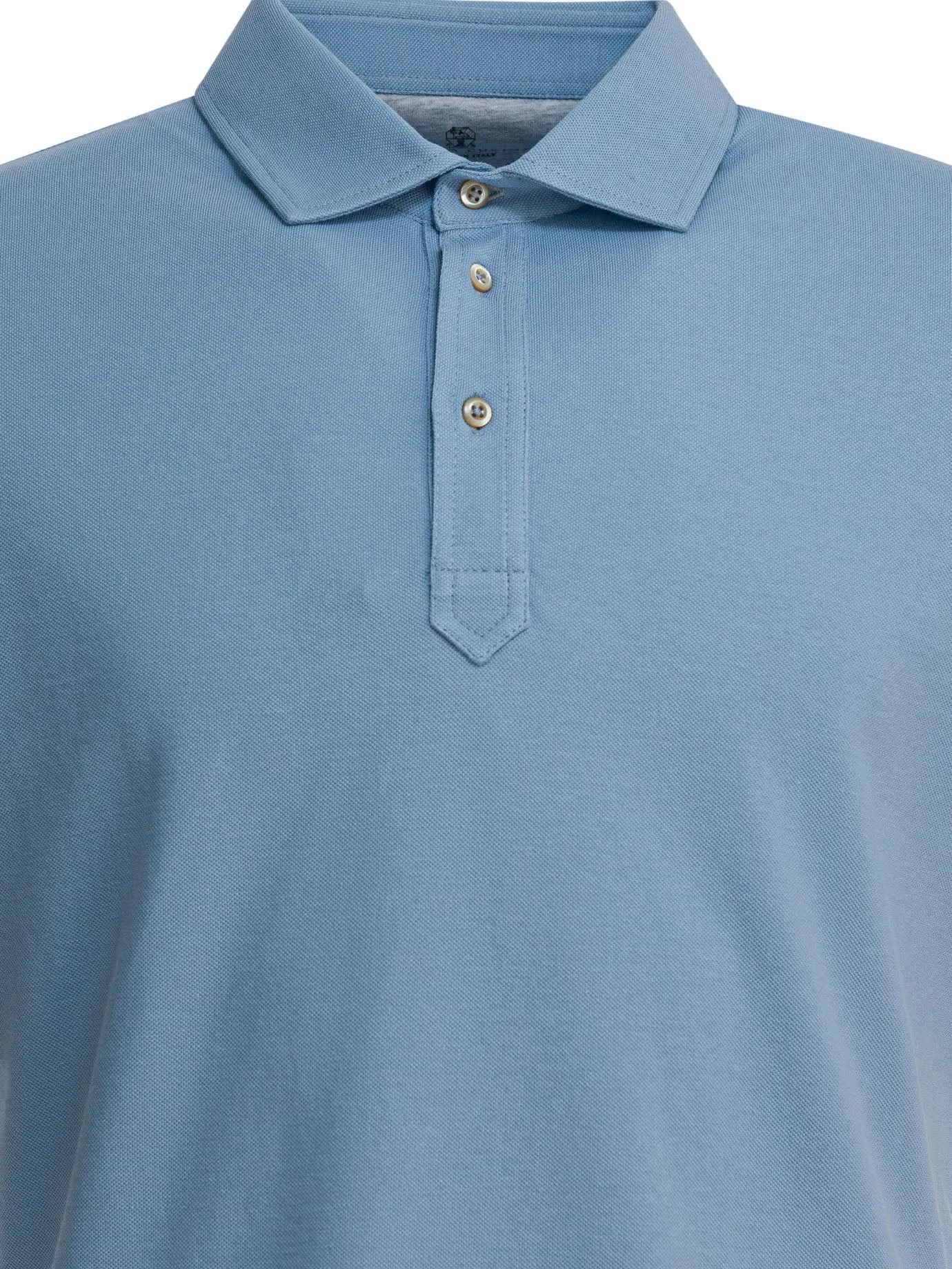 Cotton Short-Sleeved Polo Shirt Polo Shirts Light Blue sold by Wanan Luxury product image thumbnail 3