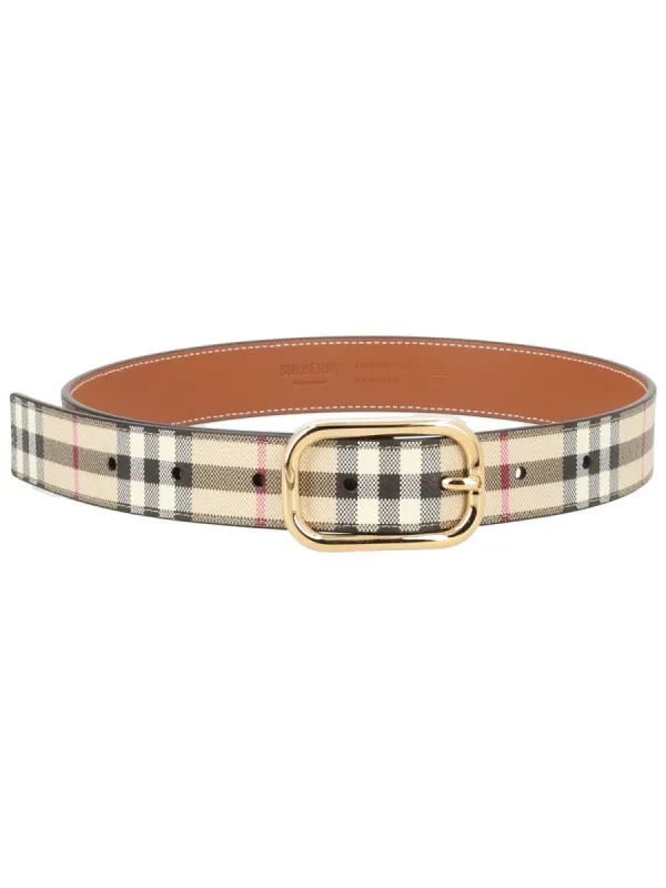 Belt "Check" made by Burberry