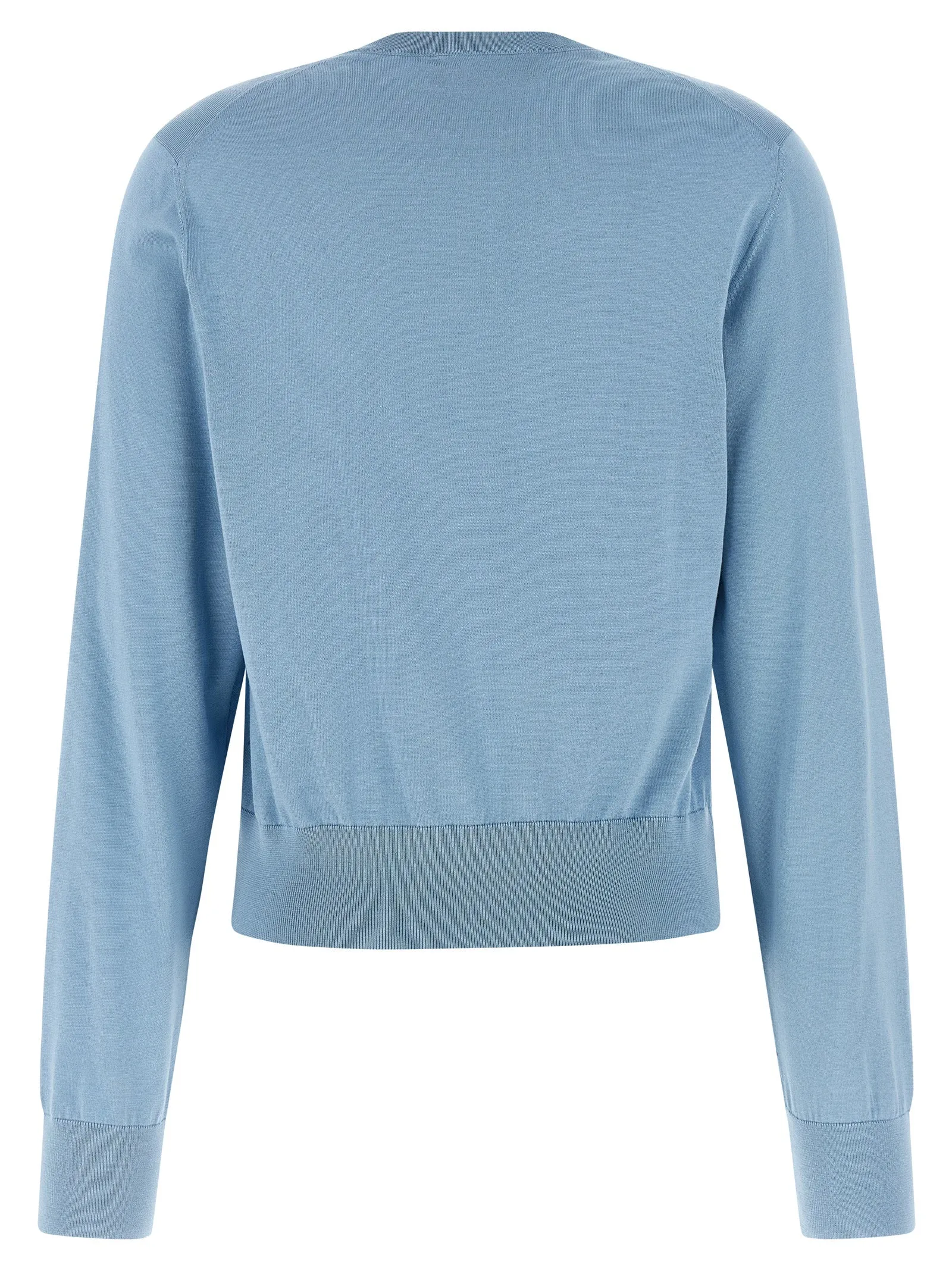 Floral Embroidery Cardigan Sweaters And Cardigans Light Blue sold by Wanan Luxury product image thumbnail 2