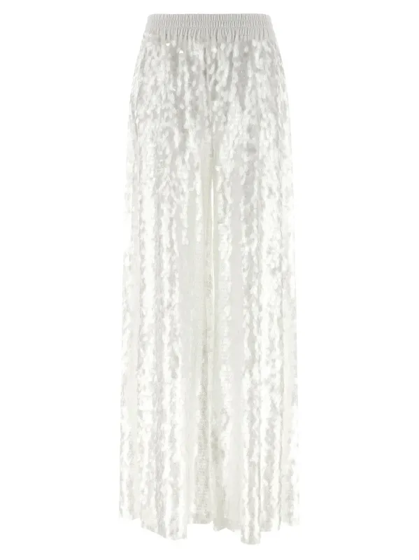 Boyfriend Elephant Pants White made by Norma Kamali