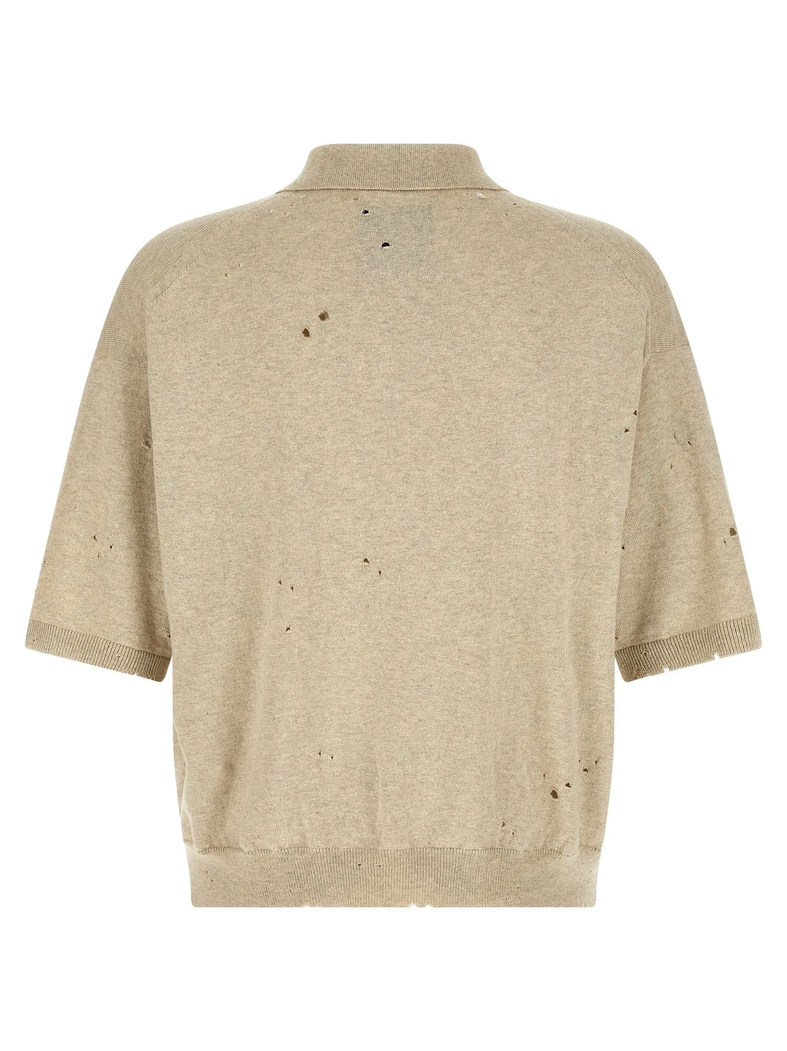 Embroidery Shirt Polo Beige sold by Wanan Luxury product image thumbnail 2