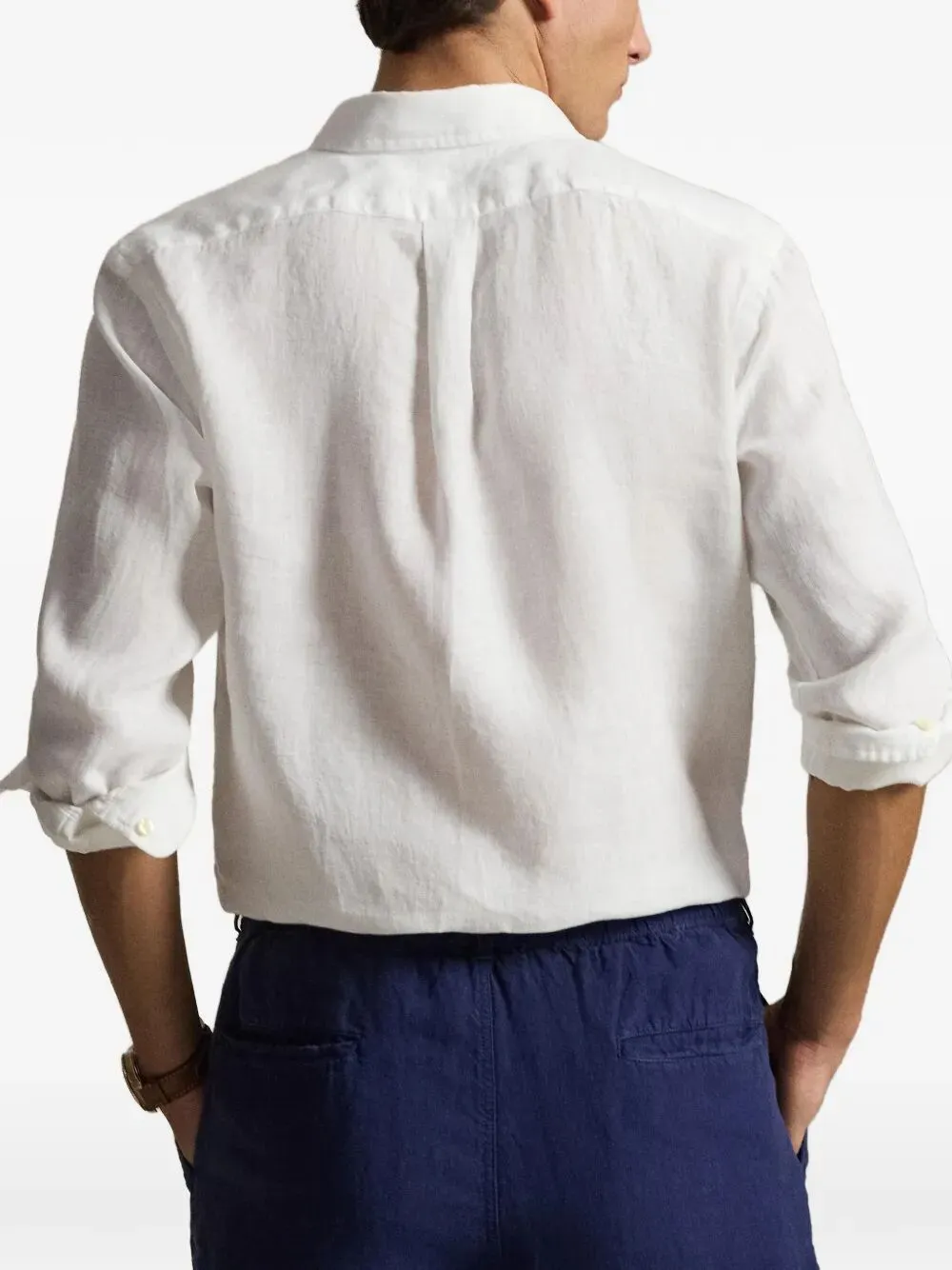 Custom Fit Linen Shirt sold by Wanan Luxury product image thumbnail 3
