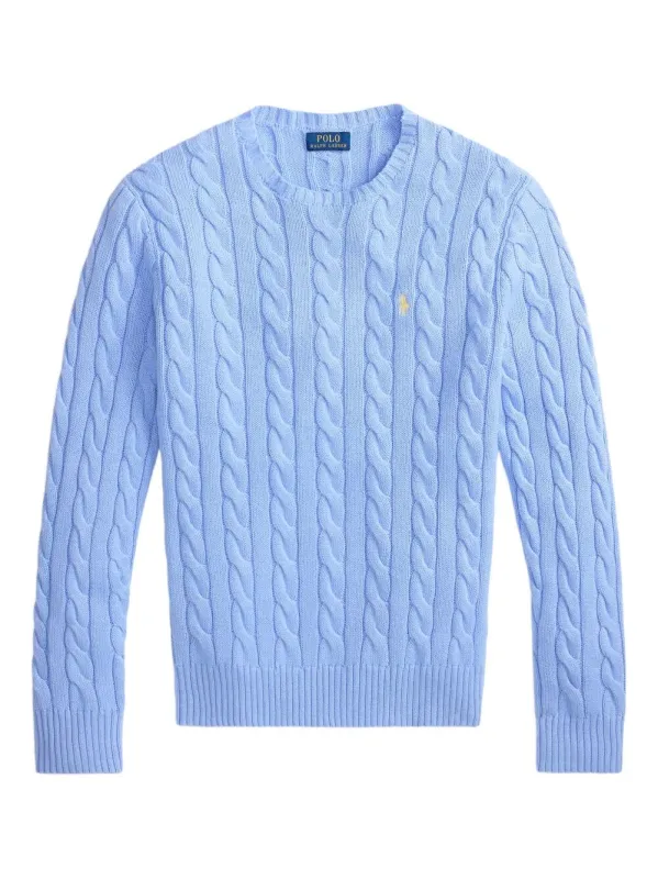 Cable-Knit Cotton Jumper made by Polo by Ralph Lauren