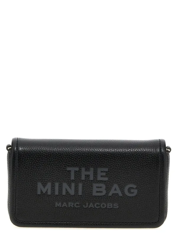 The Leather Mini Bag Crossbody Bags Black made by Marc Jacobs