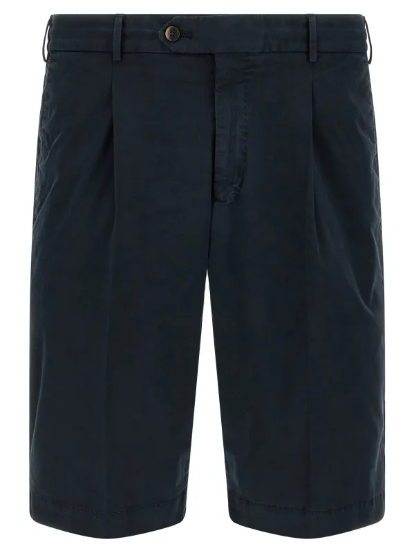 Stretch Cotton Bermuda Shorts Bermuda And Short Blue sold by Wanan Luxury