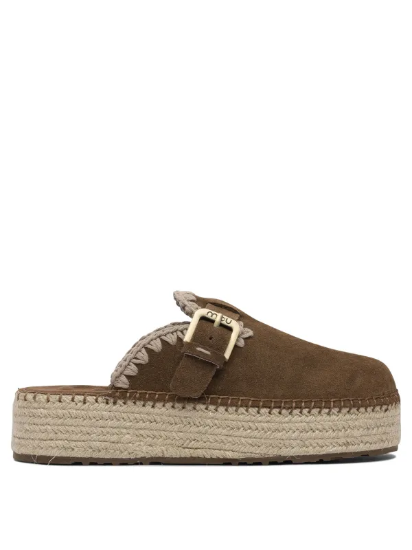 Loafers & Slippers Brown made by Mou