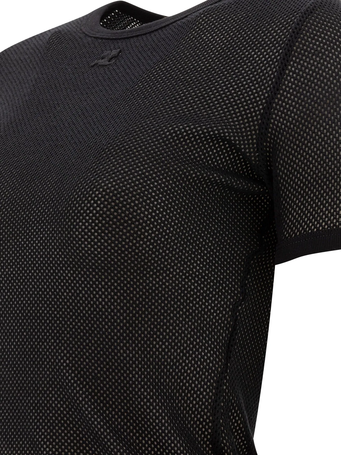 Crew-Neck T-Shirt With Logo T-Shirts Black sold by Wanan Luxury product image thumbnail 4