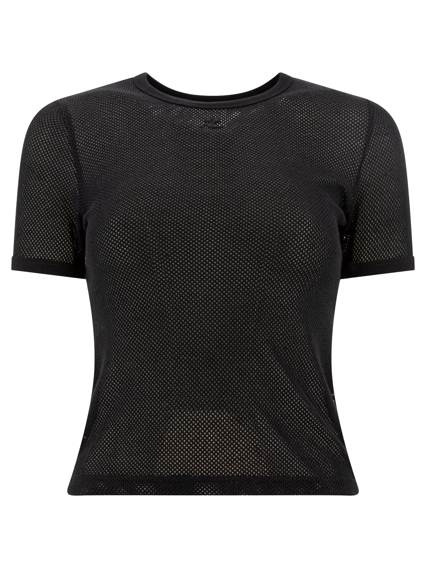 Crew-Neck T-Shirt With Logo T-Shirts Black sold by Wanan Luxury