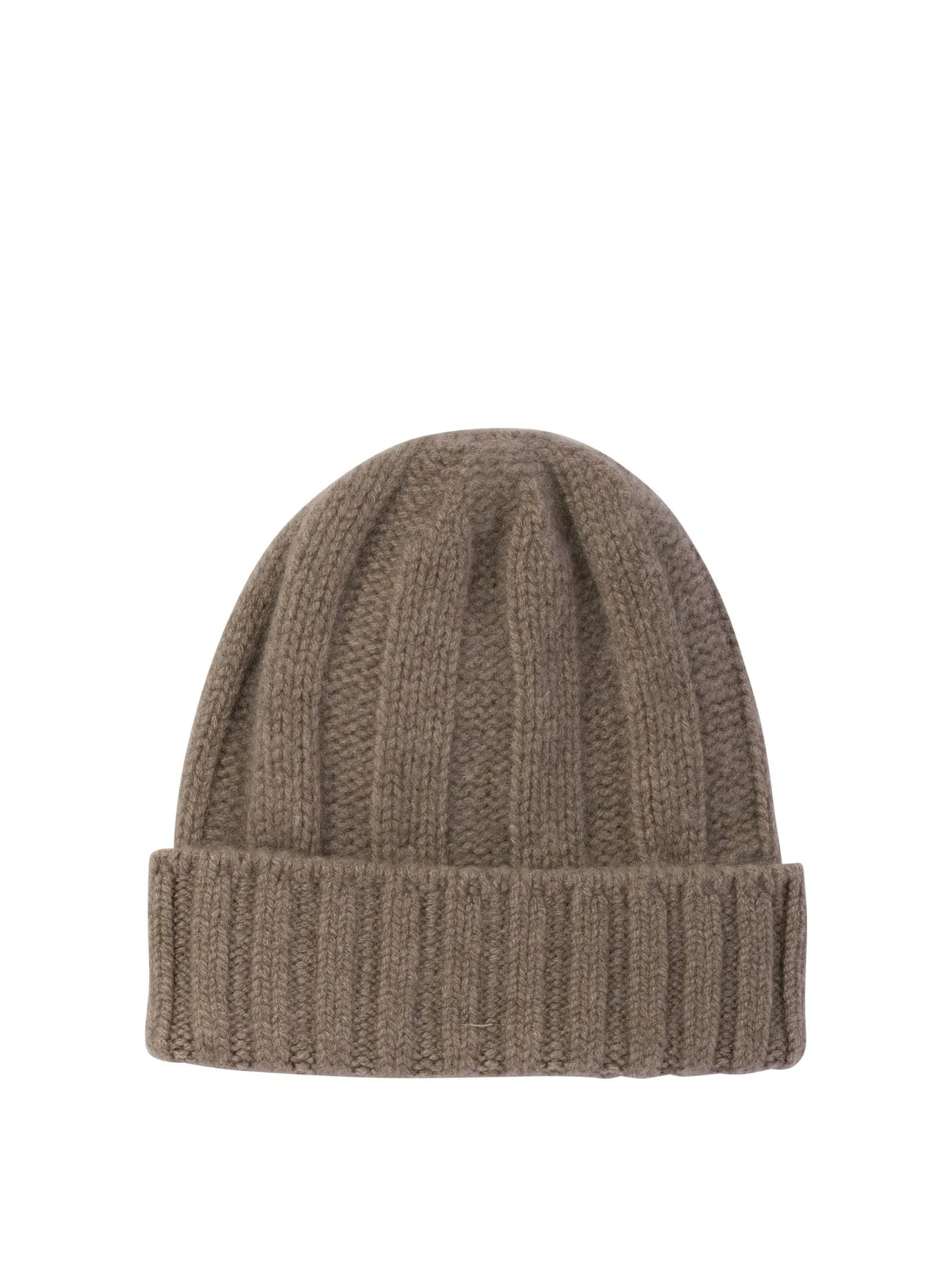Ribbed Cashmere Beanie Hats Brown sold by Wanan Luxury product image thumbnail 2