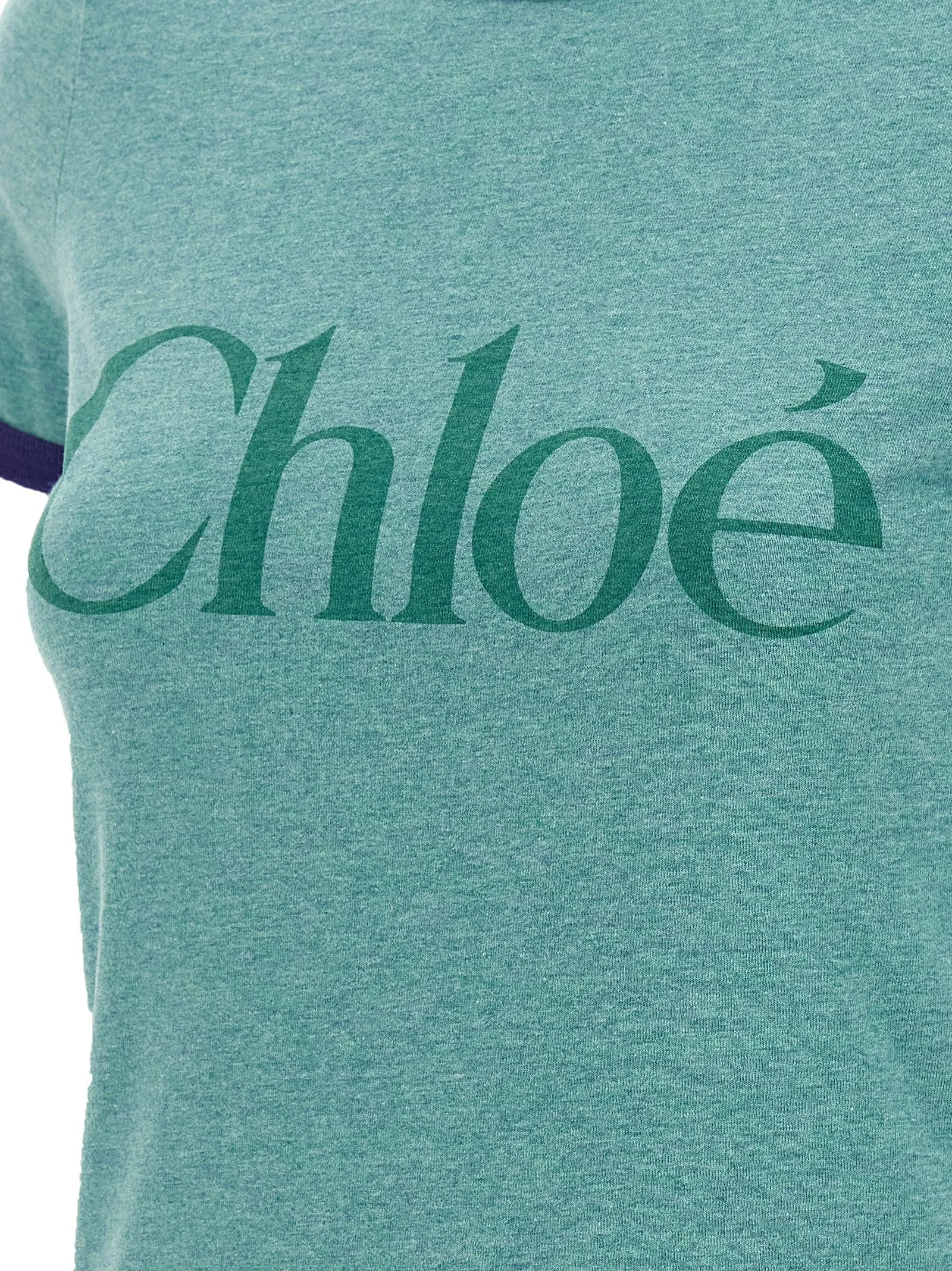 Logo Print T-Shirt Green sold by Wanan Luxury product image thumbnail 4