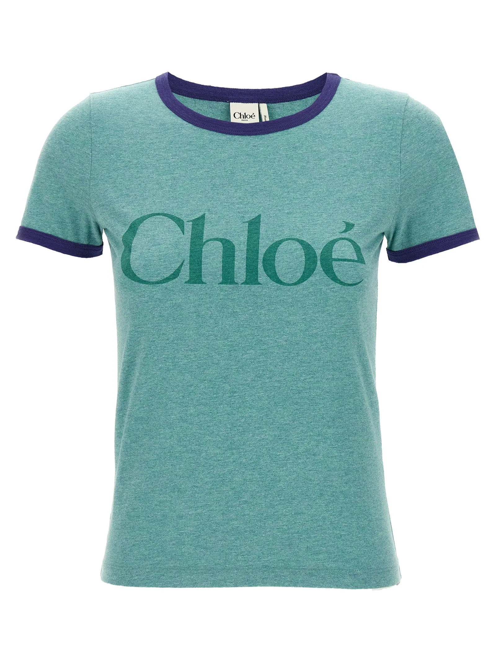 Logo Print T-Shirt Green sold by Wanan Luxury