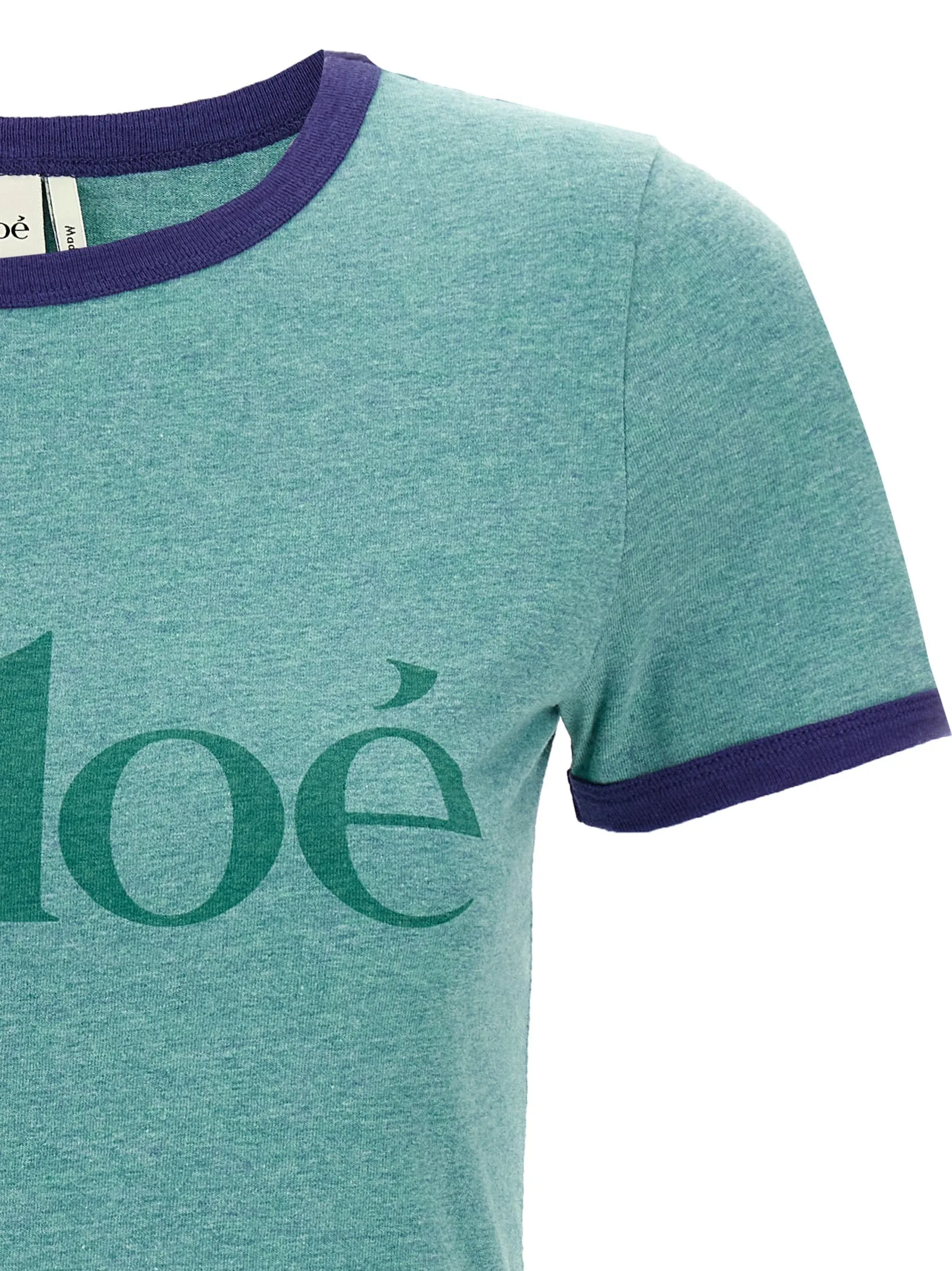 Logo Print T-Shirt Green sold by Wanan Luxury product image thumbnail 3