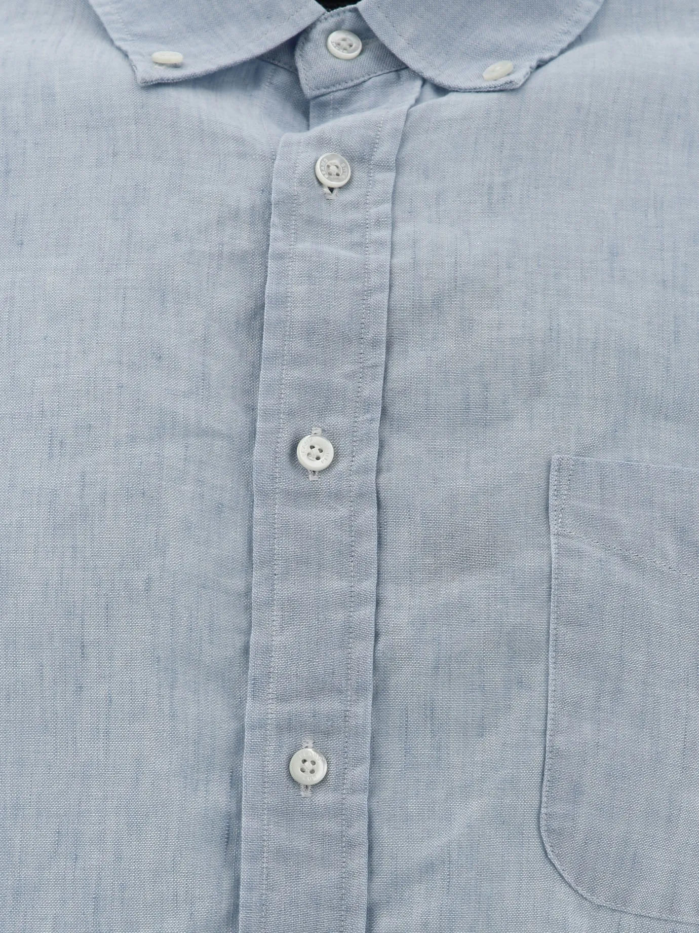 Linen Shirt With Chest Pocket Shirts Light Blue sold by Wanan Luxury product image thumbnail 3