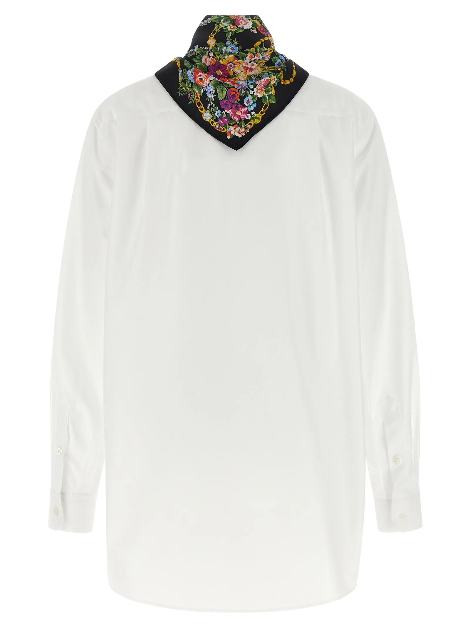 Shirt With Scarf Shirt And Blouse White sold by Wanan Luxury product image thumbnail 3