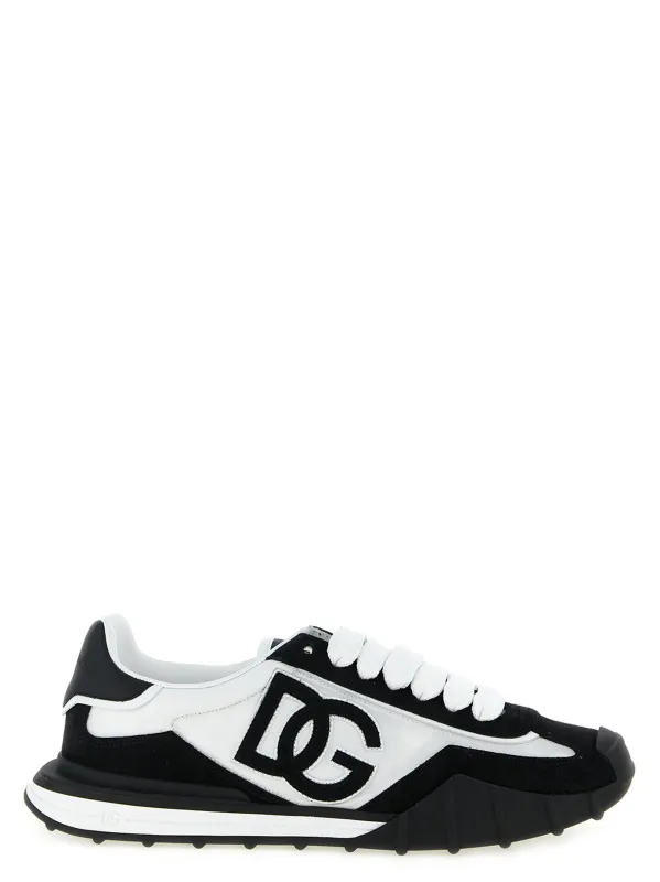 Dg Athletic Sneakers White/Black made by Dolce & Gabanna