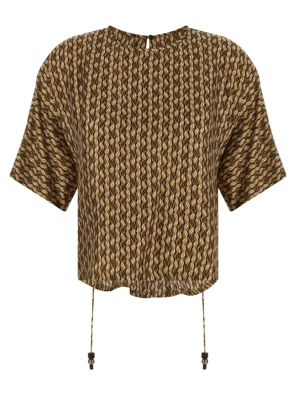 Mxmnordica Shirt And Blouse Brown made by MaxMara