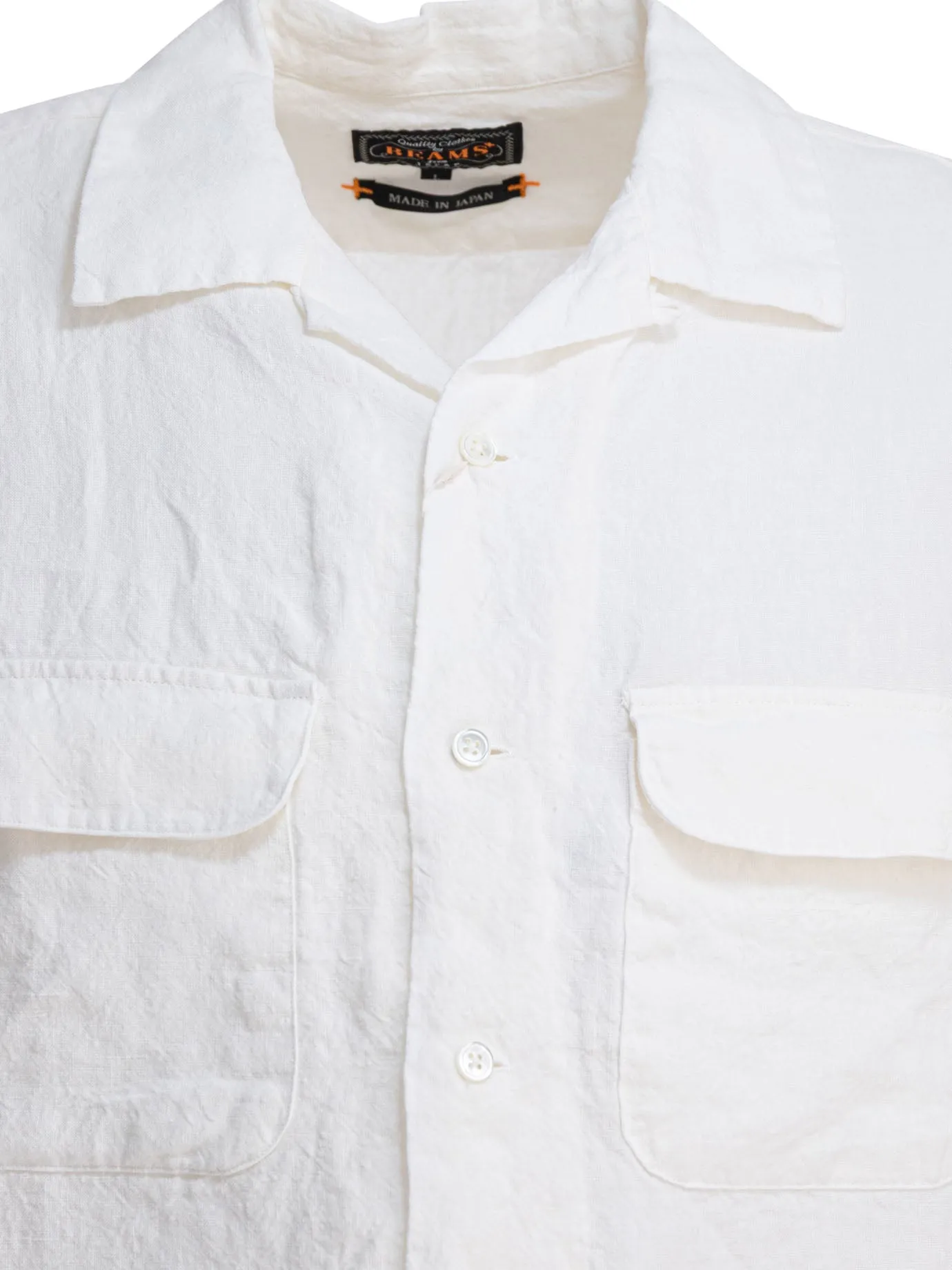Camp Collar Shirt Shirts White sold by Wanan Luxury product image thumbnail 3