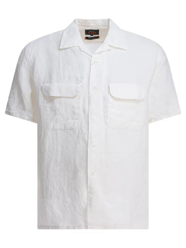 Camp Collar Shirt Shirts White made by BEAMS PLUS
