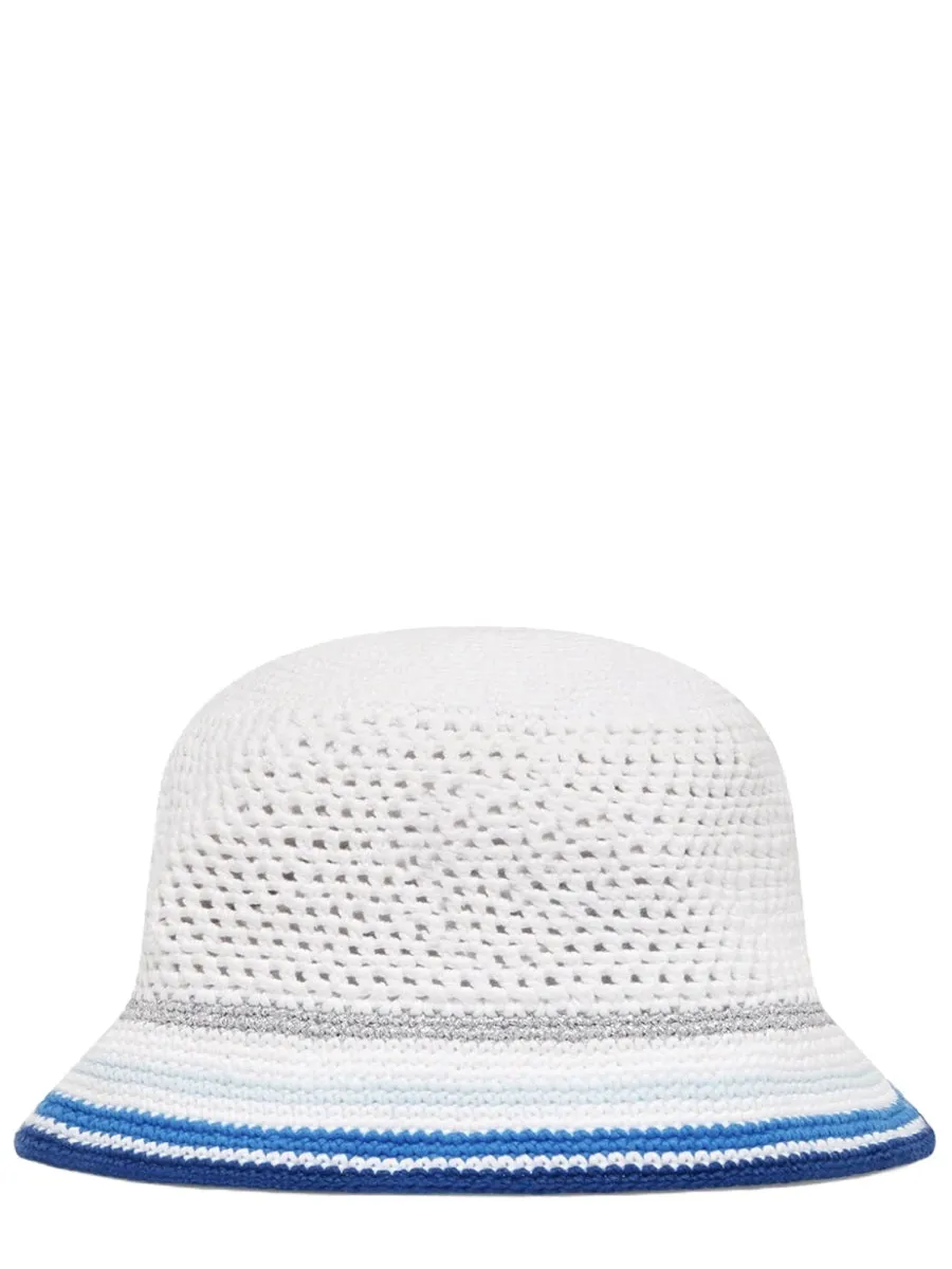 "Mesh Stripe" Hat sold by Wanan Luxury product image thumbnail 2