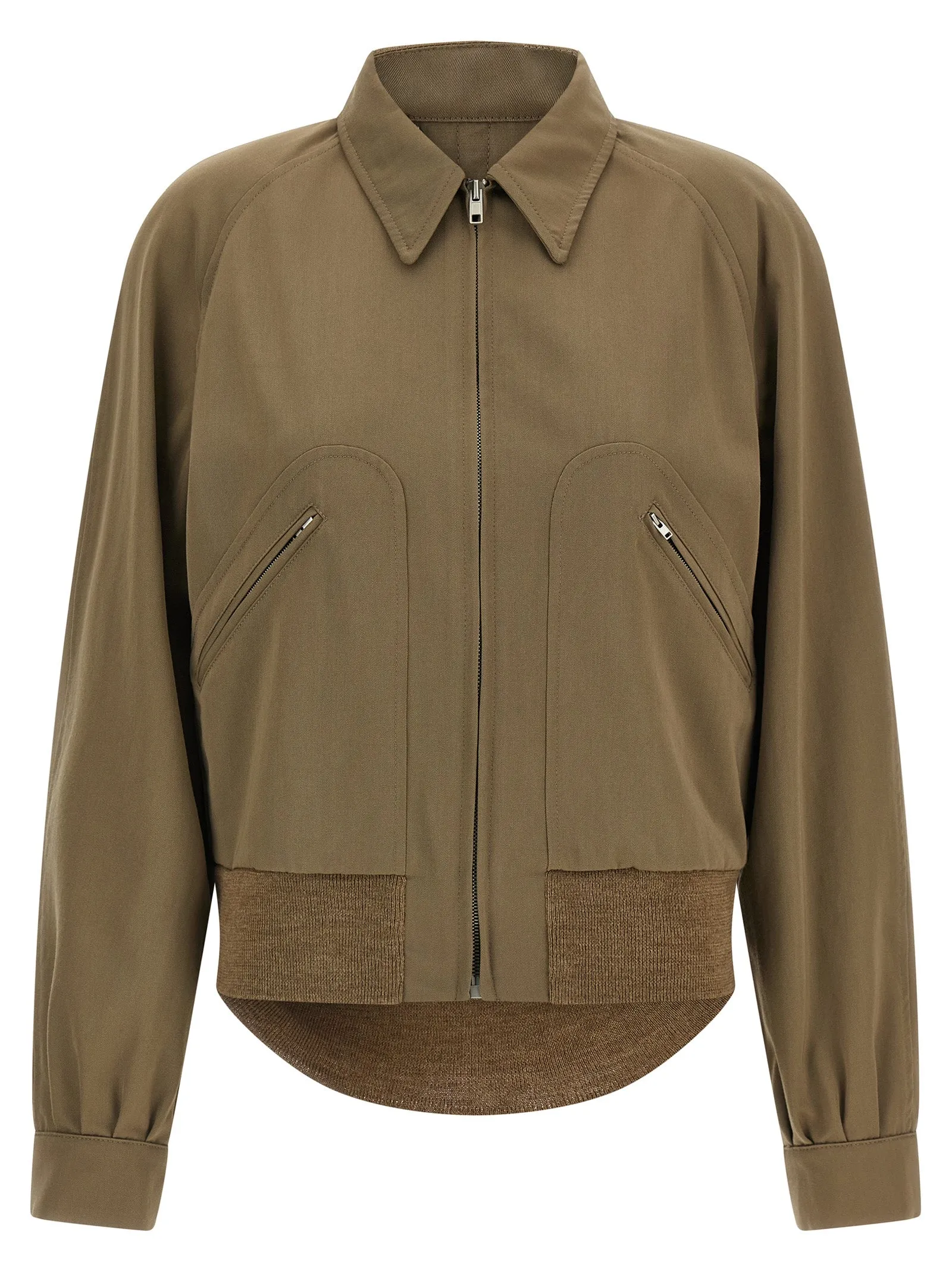 Wool Jacket Puffer Jackets Beige sold by Wanan Luxury