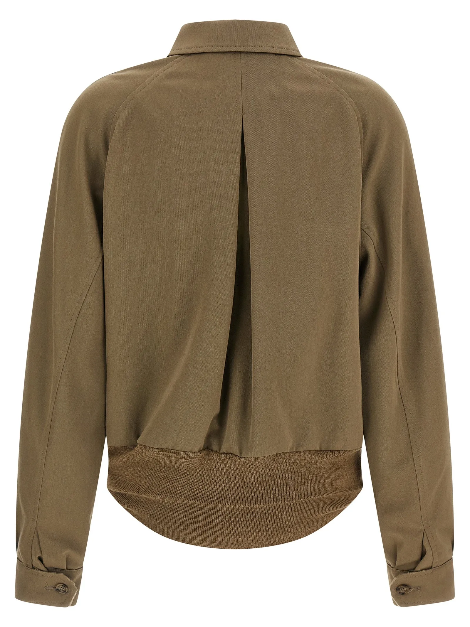Wool Jacket Puffer Jackets Beige sold by Wanan Luxury product image thumbnail 2