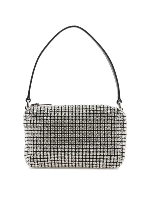 Heiress Medium Pouch Shoulder Bags Silver made by Alexander Wang
