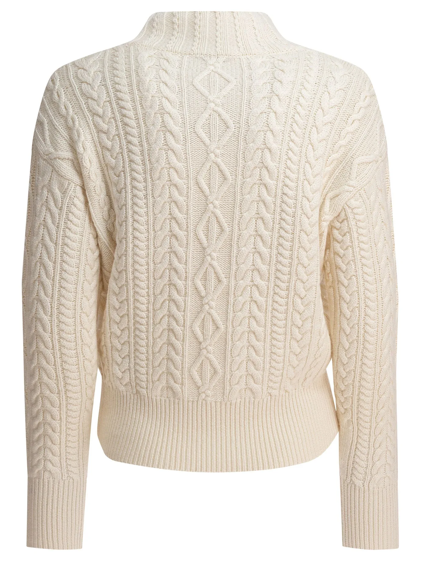 Wool And Cashmere Sweater Knitwear White sold by Wanan Luxury product image thumbnail 2