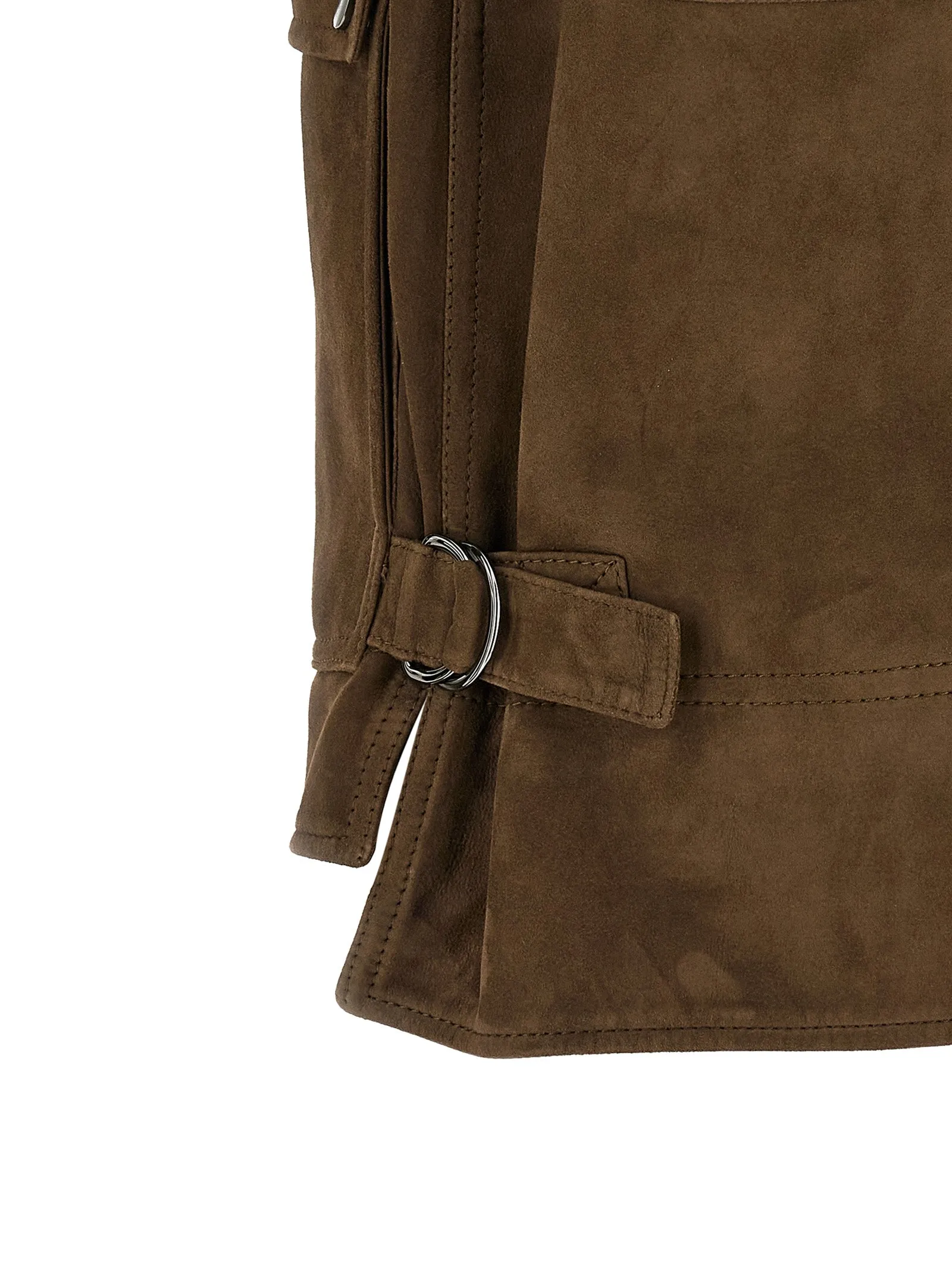 Couture Suede Vest Gilet Brown sold by Wanan Luxury product image thumbnail 4