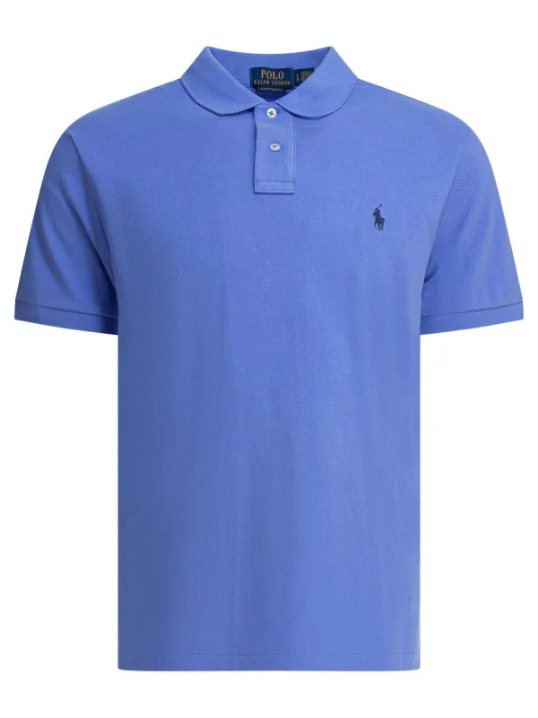 Pique Polo Shirt Polo Shirts Blue sold by Wanan Luxury
