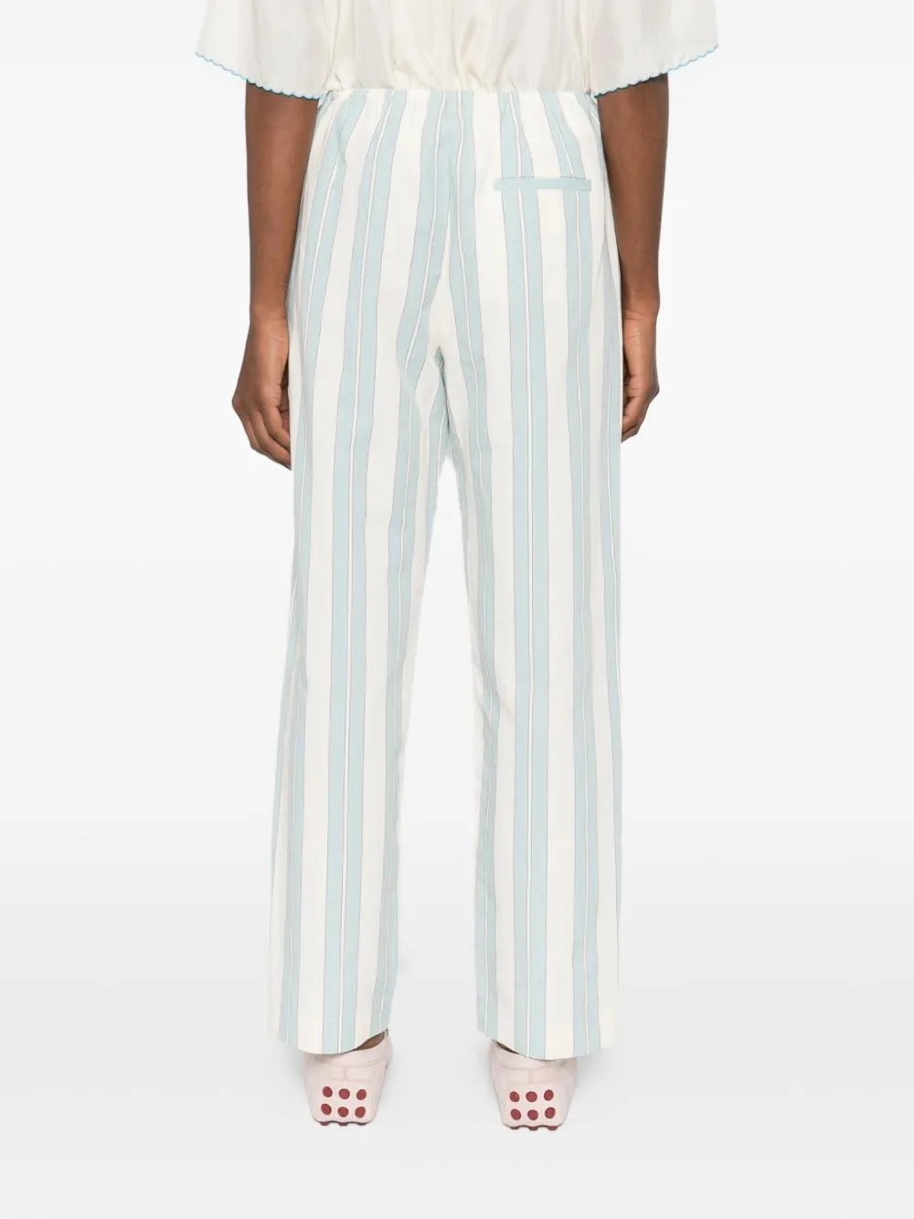Striped Drawstring Trousers sold by Wanan Luxury product image thumbnail 4