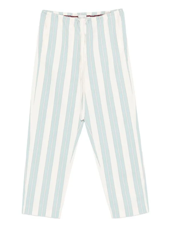 Striped Drawstring Trousers made by Forte Forte