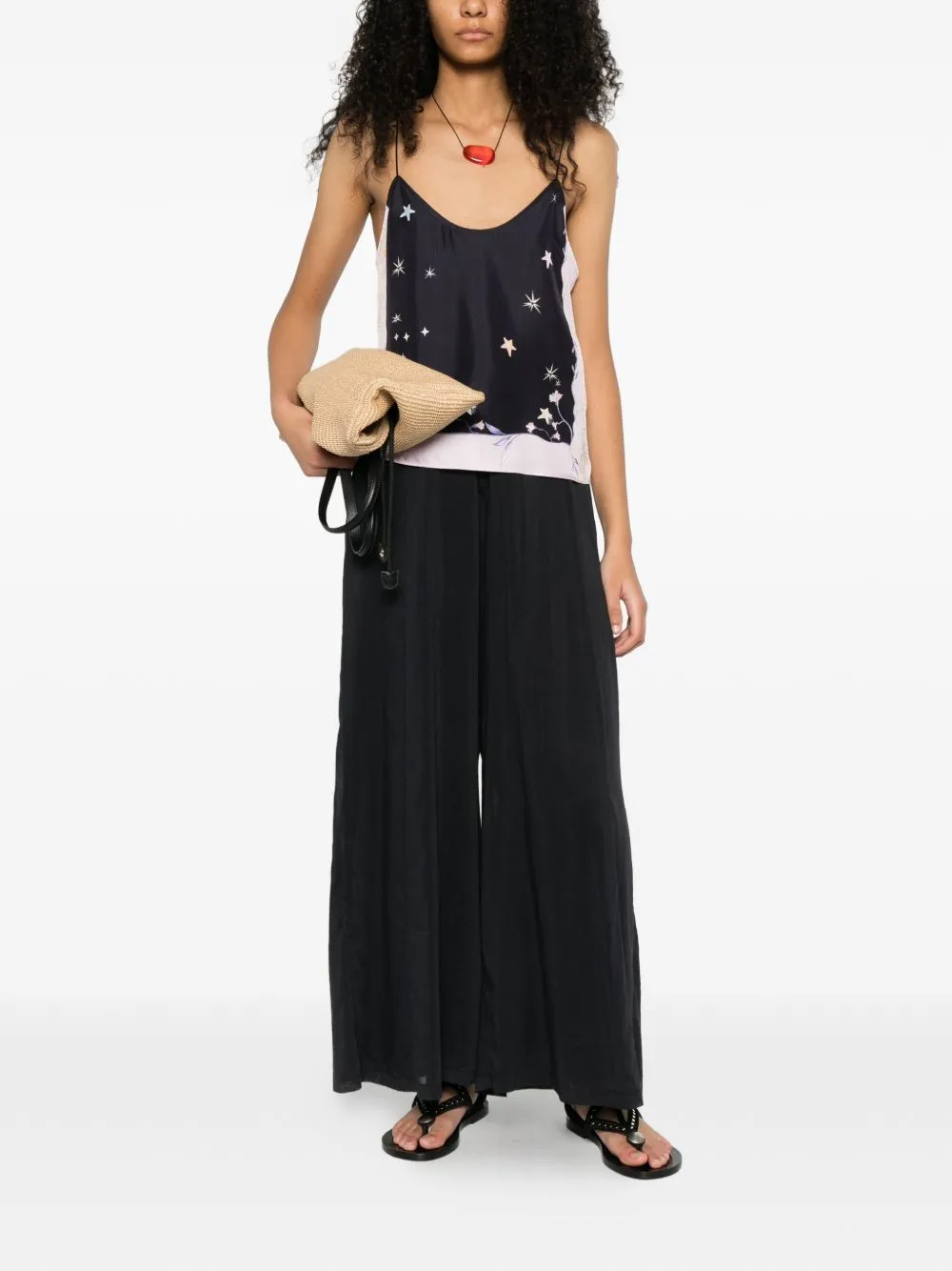 Voile Cotton And Silk Trousers sold by Wanan Luxury product image thumbnail 2