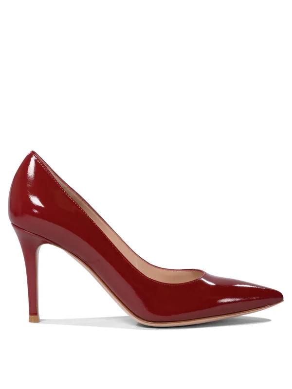 Gianvito 85 Mm Heeled Shoes Red sold by Wanan Luxury