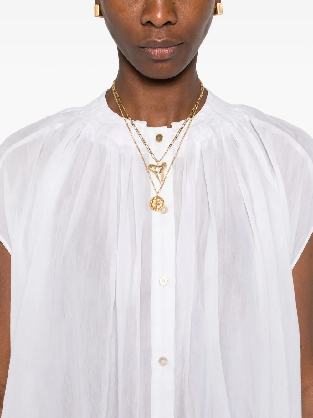 Voile Cotton And Silk Shirt sold by Wanan Luxury product image thumbnail 2