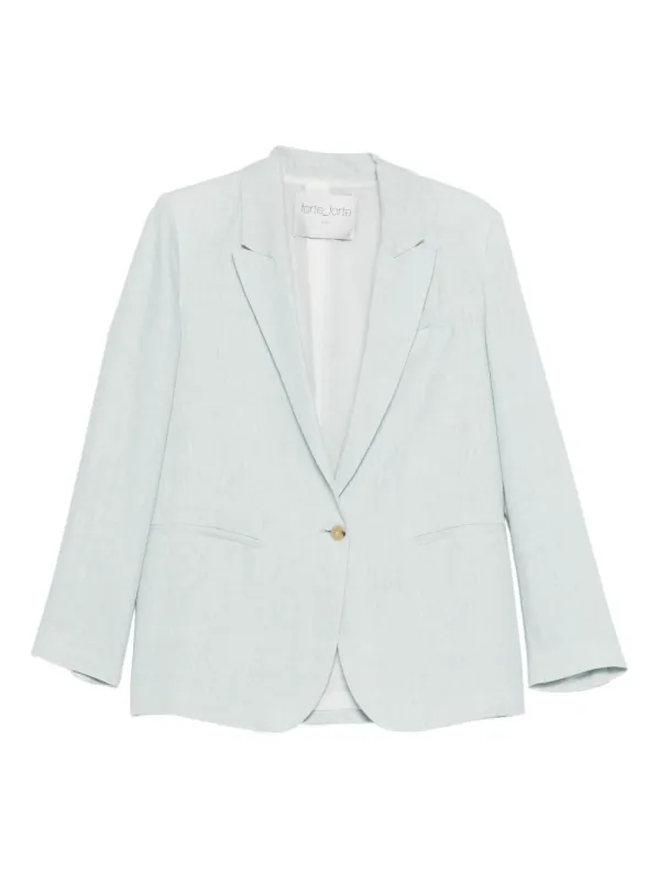 Linen Single-Breasted Jacket made by Forte Forte