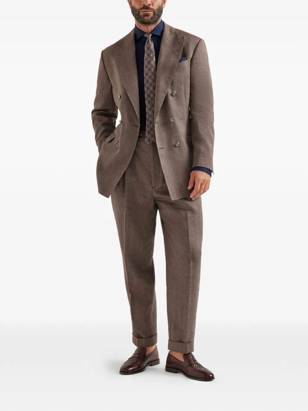 Linen And Cotton Blend Shirt sold by Wanan Luxury product image thumbnail 5