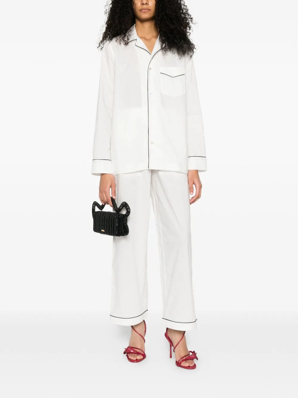 Cotton Pajama Shirt sold by Wanan Luxury product image thumbnail 4