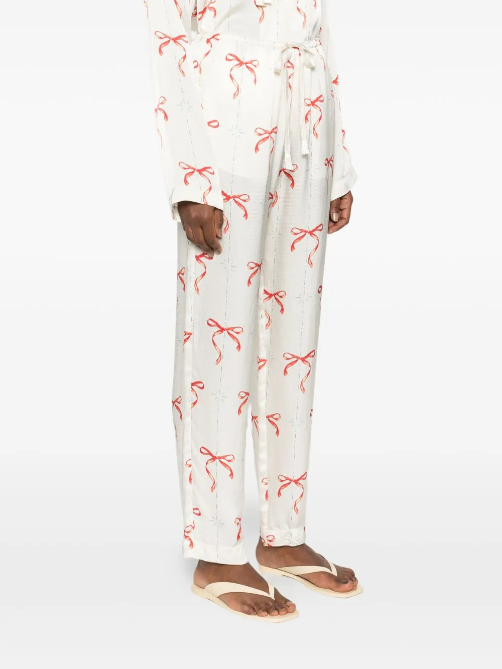 Printed Drawstring Trousers sold by Wanan Luxury product image thumbnail 4