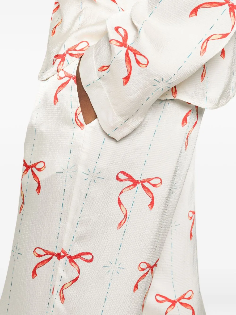 Printed Drawstring Trousers sold by Wanan Luxury product image thumbnail 2