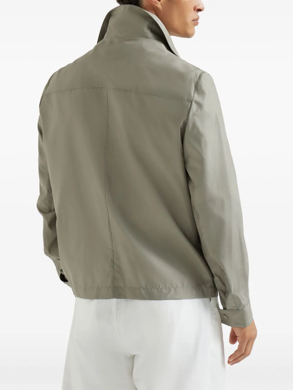 Silk Blouson Jacket sold by Wanan Luxury product image thumbnail 5