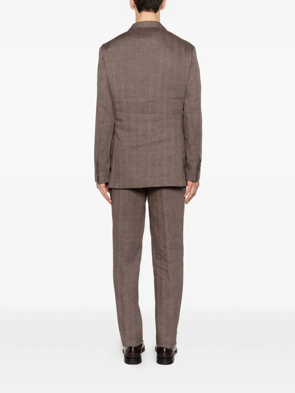 Wool And Linen Double-Breasted Suit sold by Wanan Luxury product image thumbnail 2