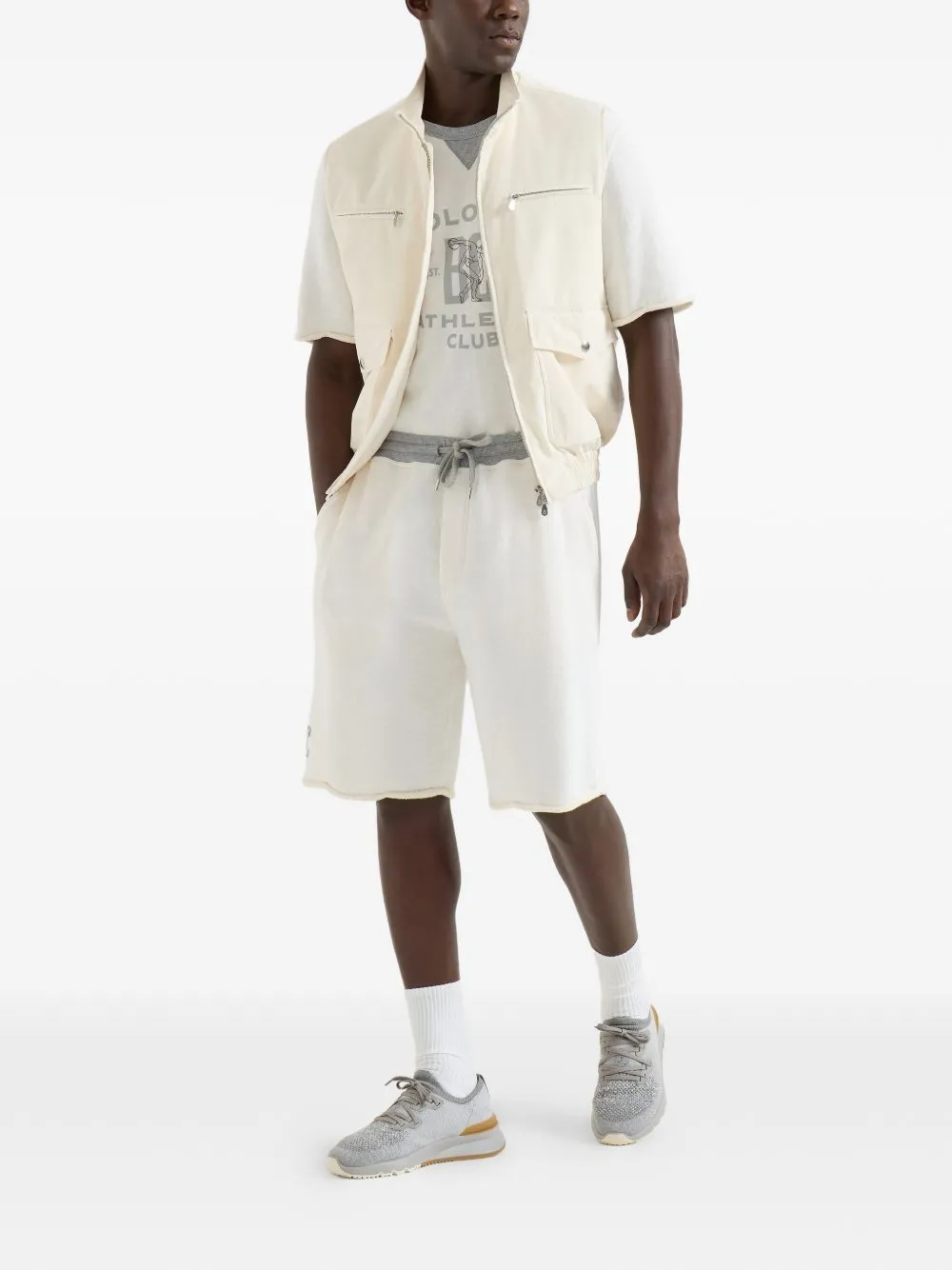 Cotton And Linen Blend Shorts sold by Wanan Luxury product image thumbnail 4