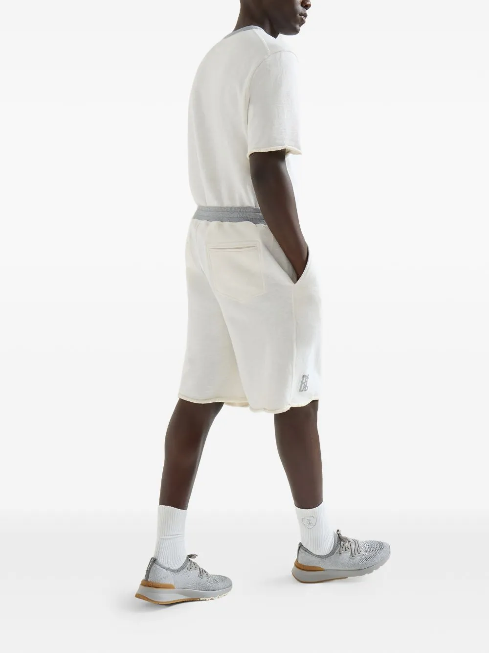Cotton And Linen Blend Shorts sold by Wanan Luxury product image thumbnail 2