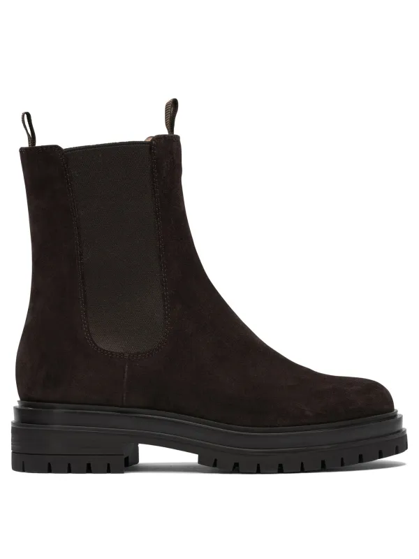Chester 20 Mm Boots And Ankle Boots Brown made by Gianvito Rossi