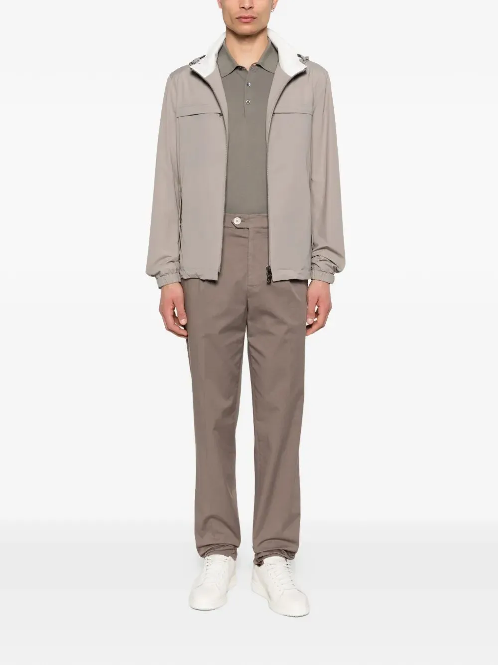 Pleated Cotton Trousers sold by Wanan Luxury product image thumbnail 2