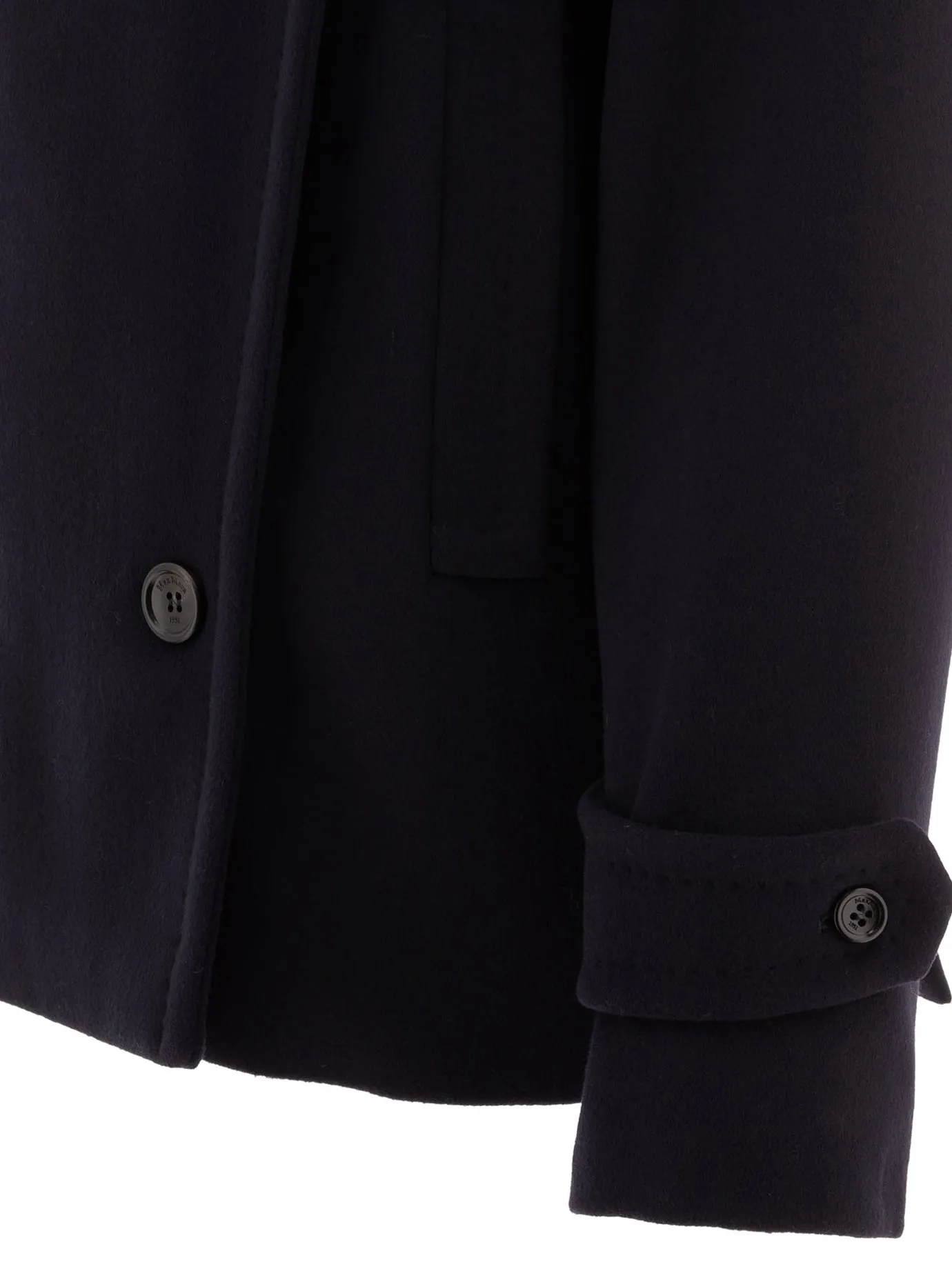 Wool And Cashmere Coat Jackets And Coats Blue sold by Wanan Luxury product image thumbnail 4