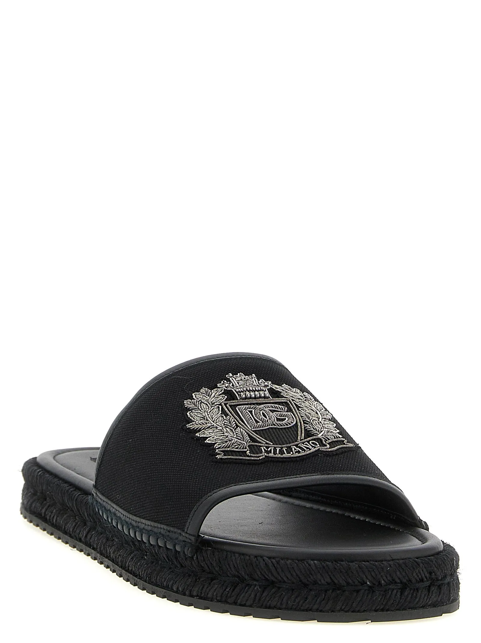 Cross-Stitch Espadrilles Sandals Black sold by Wanan Luxury product image thumbnail 2