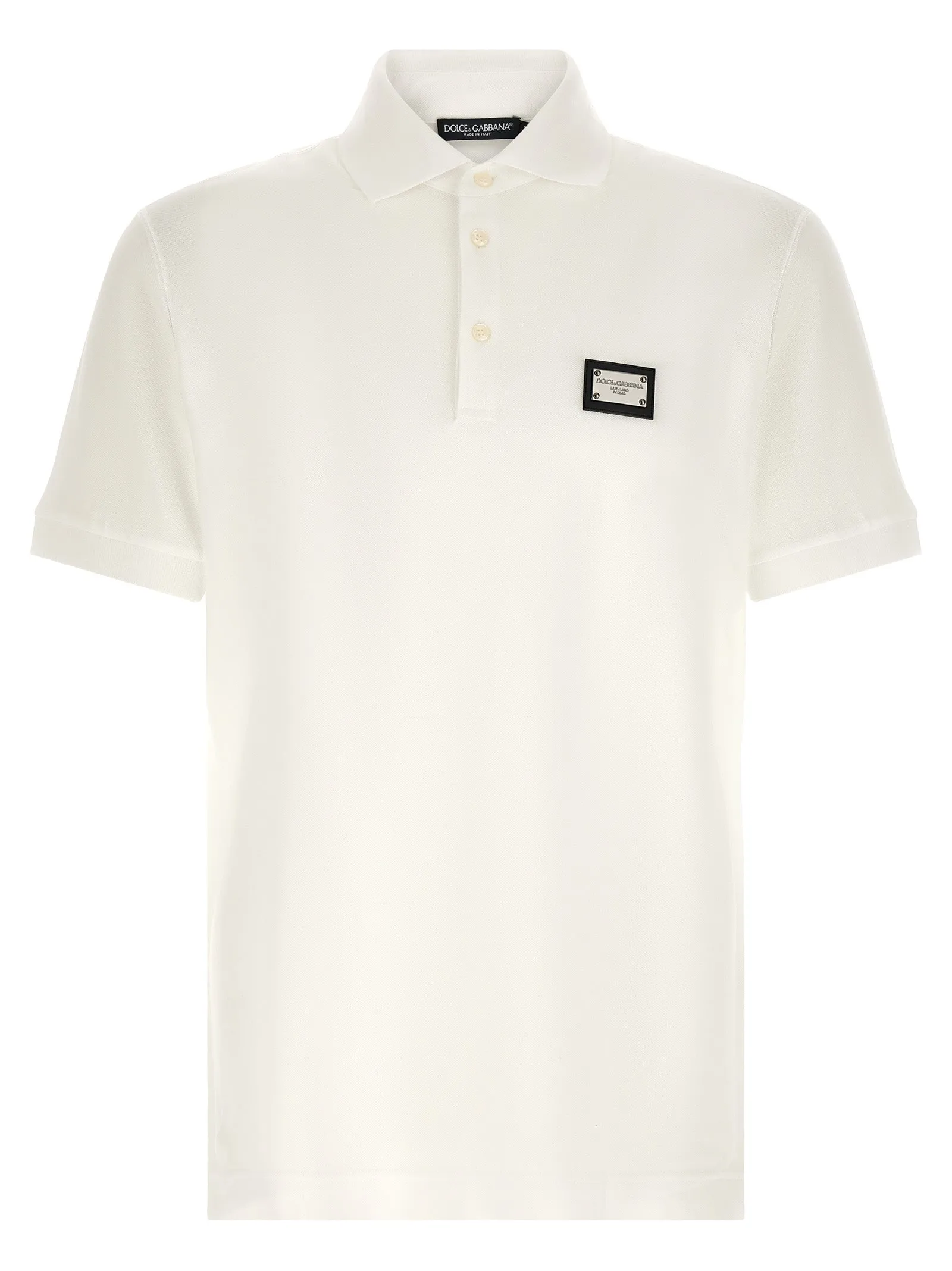 Logo Plate Shirt Polo White sold by Wanan Luxury
